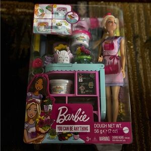 Barbie Dough Playset with Pink and Blue Accents